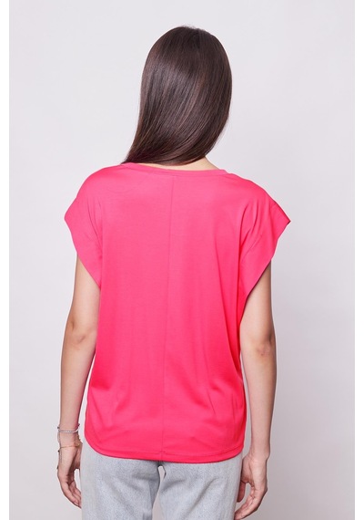 Jument Şık Likralı Span Kumaş Kolsuz Geniş Sıfır Yaka Düşük Omuzlu Basic Tshirt Bluz-fujya Fujya Jument Şık Likralı Span Kumaş Kolsuz Geniş Sıfır Yaka Düşük Omuzlu Basic Tshirt Bluz-fujya Fujya