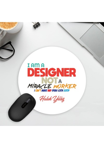 Grafik Tasarımcıya Oval Mousepad