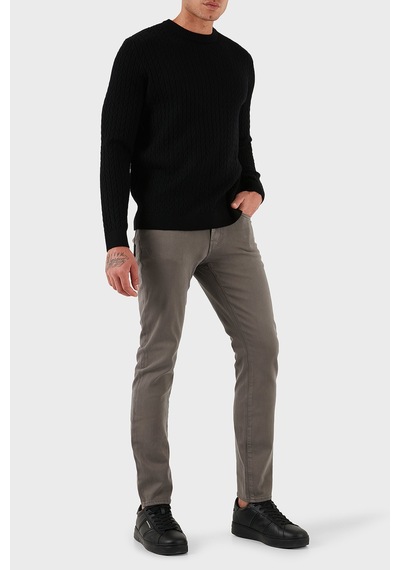 Armani Exchange Erkek Kot Pantolon Xm000070 Af18826 U8092 Koyu Gri Koyu Gri