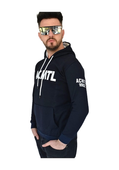 Erkek Lacivert Kapüşonlu Sweatshirt Acmtl Bgl-st02360 001