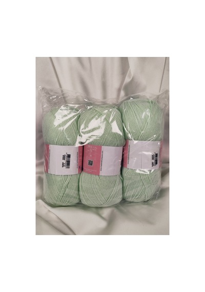 Lux Baby Su Yeşili El Örgü İpi Art No:3010 - Nm:3.4 - 100gr. 340mt. 3 Adet - Renk: 090