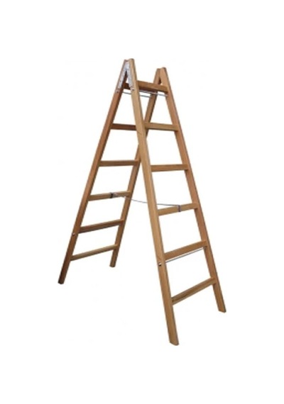 Merdiven Ahşap 6 Basamaklı