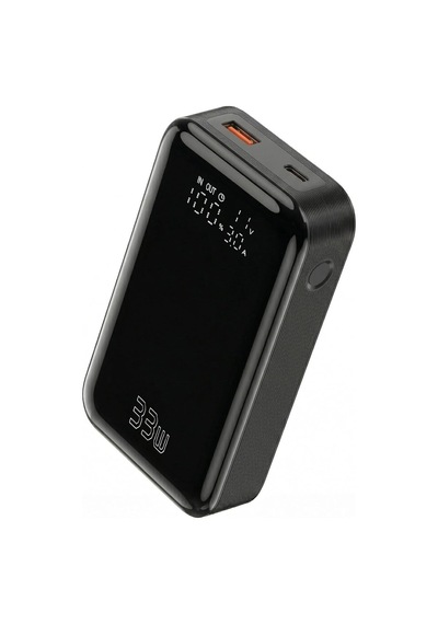10000mah 33w Led Watt Amper Göstergeli Usb-a + Type-c Powerbank Taşınabilir Hızlı Şarj Cihazı