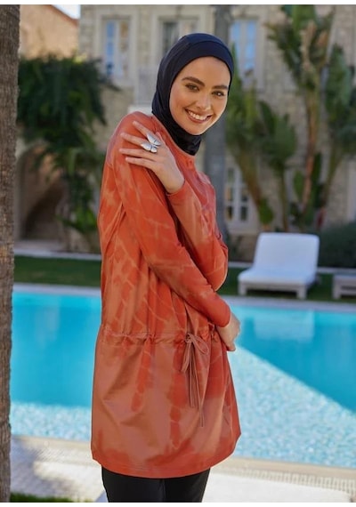 Mayovera Batik Tarçın Tek Üst Mayo 001