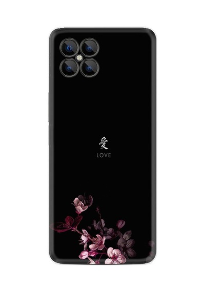 Omix X600 Kılıf Silikon Desen Özel Seri Love 1629