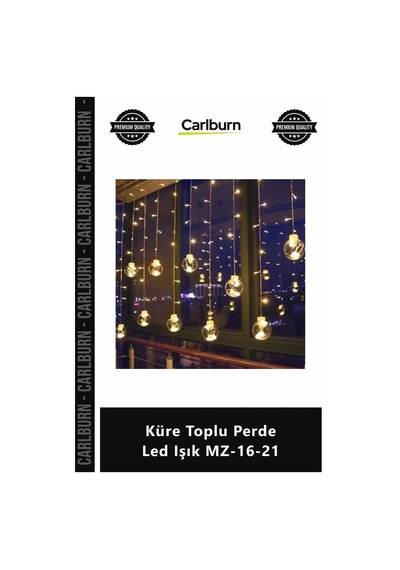 Küre Toplu Perde Led Işık Mz-16-21 Etkinlik Dekoru Duvar Susü Gece Lambası