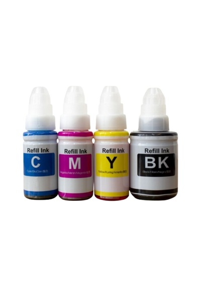 Perfıx Cgı-490b- 490m - 490y - 490c Set Dye Şişeli Mürekkep