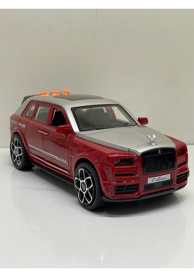 Scowetto Sürtmeli Sesli Işıklı Müzikli Lüks Makam Arabası 18 Cm Açılabilir Kapılar. Rolls Royce - Bordo