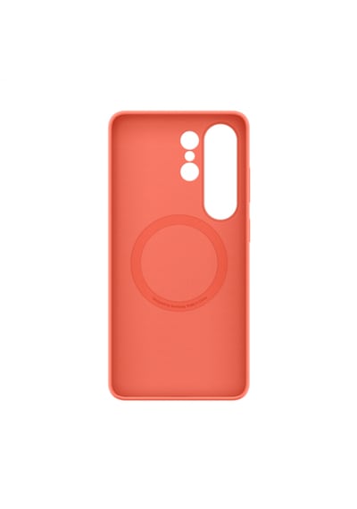 Samsung Galaxy Uyumlu S26 Ultra Silikon Magnet Kılıf - Mercan Mercan