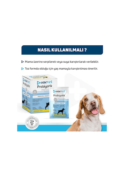 Onevet Probiyotik Şase Köpekler Için Sindirmeye Yardımcı Takviye Vitamini 30 Adet 1 Gr