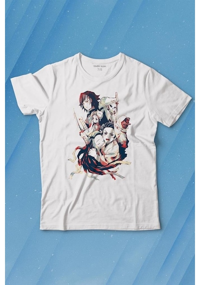Demon Slayer Anime Dizi Japanese Japonca Kimetsu No Yaibe Baskılı Tişört Çocuk T-shirt 001 Demon Slayer Anime Dizi Japanese Japonca Kimetsu No Yaibe Baskılı Tişört Çocuk T-shirt 001