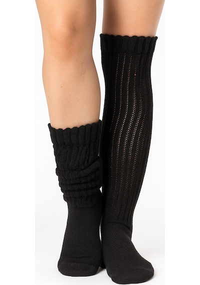 Socks Slouch 3 Çift Kadın Tozluk Dizüstü Dizaltı Kışlık Yünlü Kalın Yumuşak Çizme Bot Çorap Çok Renkli