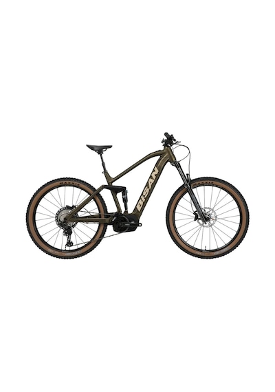 Bisan Python Deore - 29 Jant 19'' L - Xl Kadro 48cm Elektrikli Dağ Bisikleti - Yeşil Krem Çok Renkli
