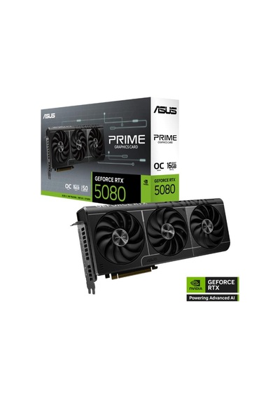 Asus Geforce Prıme-rtx5080-o16g 16gb Gddr7 256bıt 1xhdmı 3xdp Ekran Kartı