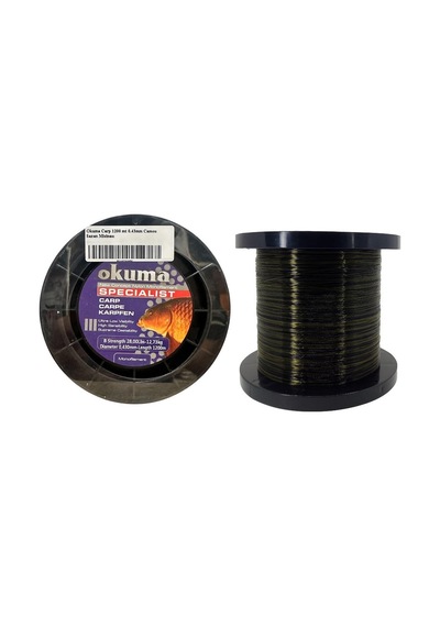Okuma Carp 1200 Mt 0.43mm Camou Sazan Misinası