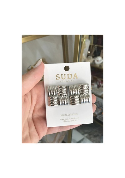 Linalya Jewelry Kare Küpe Gümüş - Model 253