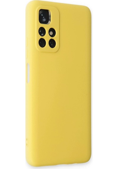 Uryport Xiaomi Redmi Note 11t Kılıf Nano İçi Kadife Silikon - Sarı