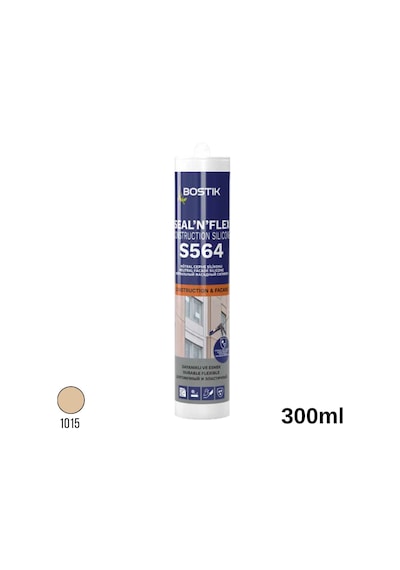 Bostik S 564 Nötr Cephe Silikon 300 Ml Ege Beji Bej