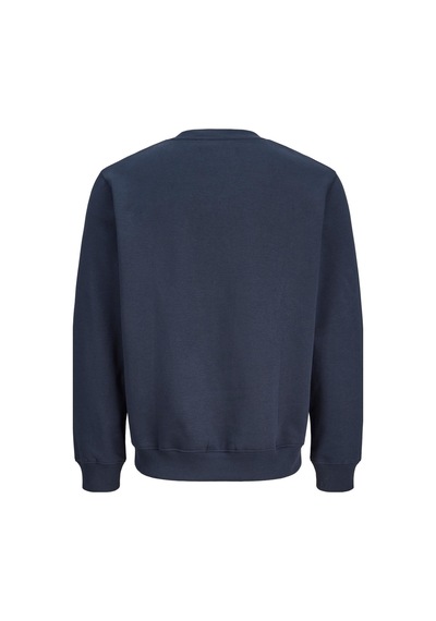 Jack & Jones Jcofusıon Erkek Bisiklet Yaka Box Fit Sweatshirt Günlük Rahat Lacivert