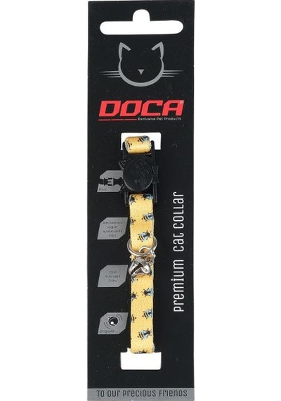 Doca Premium Bee Desenli Kedi Boyun Tasması