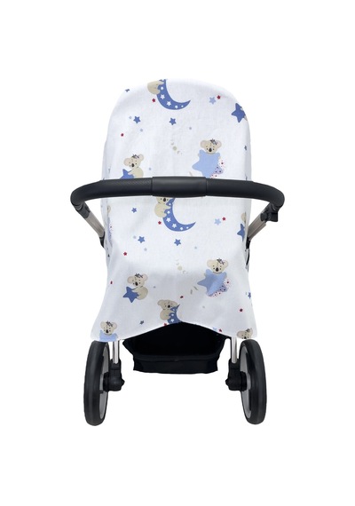 Ezh Collection 1021 Çift Taraflı Pazen Bebek Battaniye Mavi