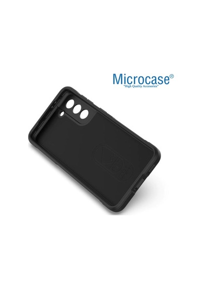 Microcase Samsung Uyumlu Galaxy S21 Miami Serisi Silikon Kilif-Siyah 552838963