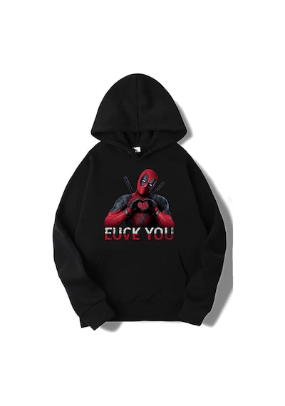 Hunors Sportswear & Company Still35 Özel Tasarım Baskılı Unisex Model Kapüşonlu Sweatşhirt Hoodie SIYAH