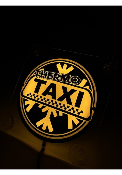 Ahmet Otomotiv Taxı Cam Önü Logo Tabela 24volt
