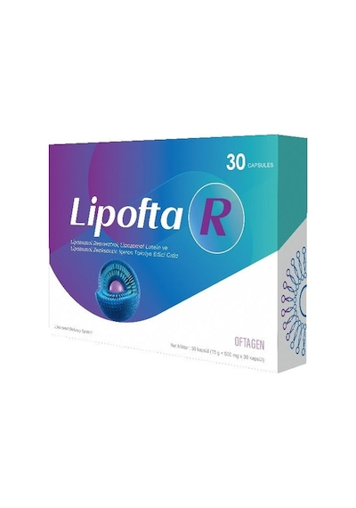 Lıpofta R 30 Kapsül Lipozomal Resveratrol, Lipozomal Lutein Ve Lipozomal Zeaksantin I C Eren Takviye Edici Gıda