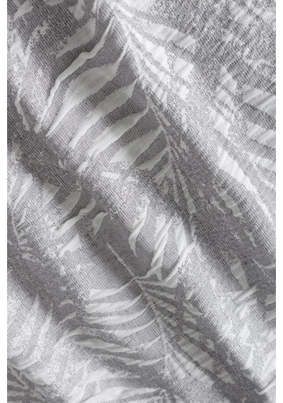 Palm Çift Kişilik Yatak Örtüsü Seti 200x230 Gri
