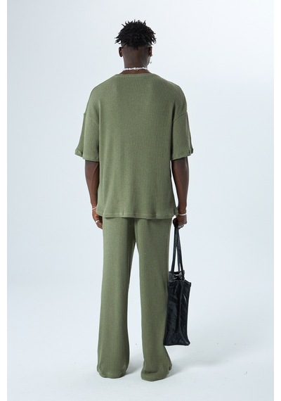 Basıc Oversize Takım Haki
