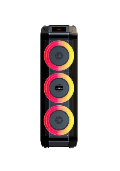 Hepu Hp-982 Partybox Bluetooth Hoparlör 3 8 Hoparlör, 30w Güç, Rgb Işık, Tws Destekli