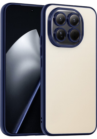 Xiaomi Mi 15 Uyumlu Lensli Silikon - Lacivert