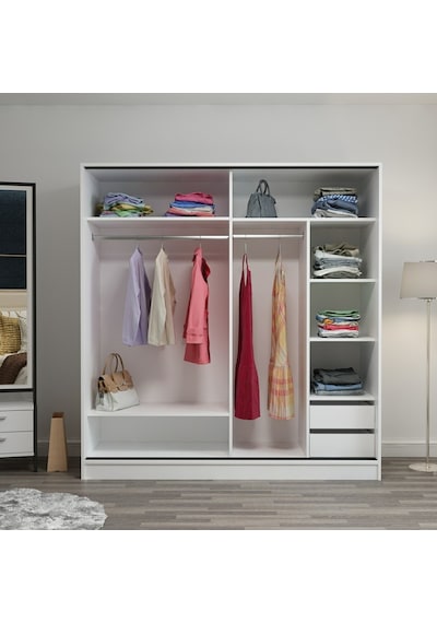 Minarmobilya Minar Kale210Y 2K Sürgülü Dlp 220G Cm - Byz Aynalı Dore