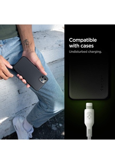 Ayrex Spigen Usb-c To Lightning 1 Metre Hızlı Şarj / Data Kablosu Mfı Lisanslı C10cl Beyaz - 000ca25416 Spigen Tr Diğer