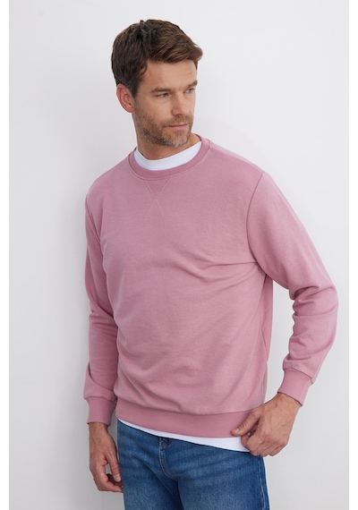 Tudors Unisex Relax Fit Rahat Kesim %100 Pamuk 3 İplik Basic Lila Bisiklet Yaka Sweatshirt-35149 Lila Tudors Unisex Relax Fit Rahat Kesim %100 Pamuk 3 İplik Basic Lila Bisiklet Yaka Sweatshirt-35149 Lila