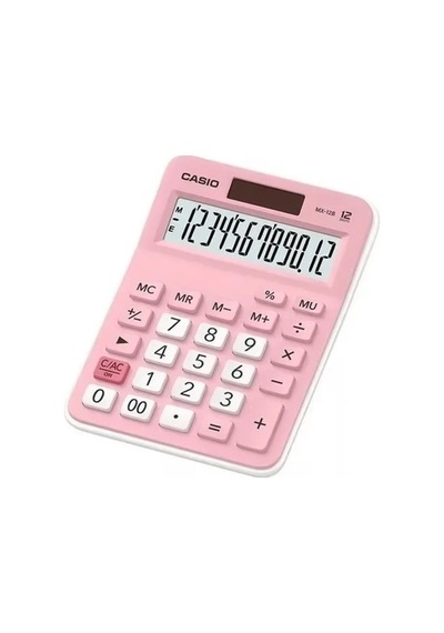 Casio Mx12bpk Pembe Masaüstü Hesap Makinesi Pembe