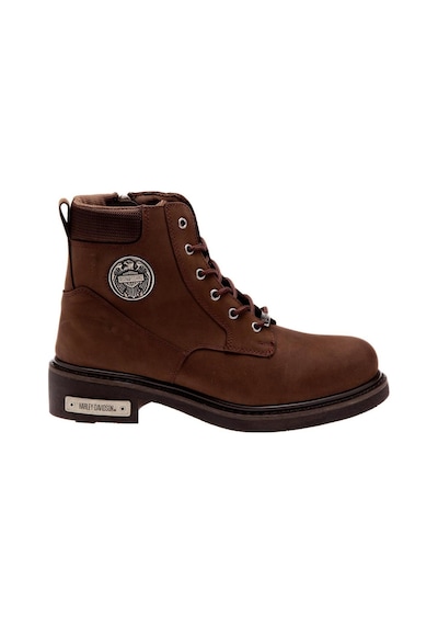 Harley Davidson Jim Dark Brown Nubuk Erkek Bot Kahverengi