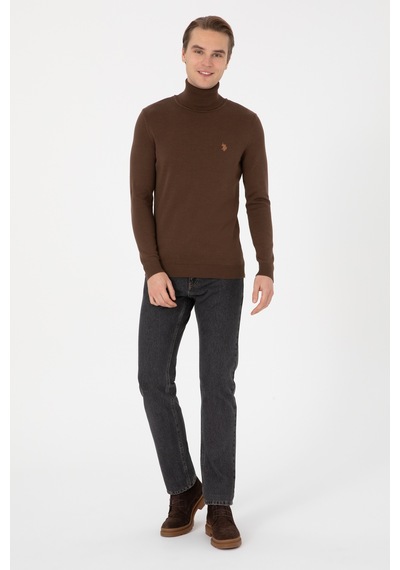 U.s. Polo Assn. Erkek Kahverengi Kazak /triko 50313640-vr029 Kahverengı