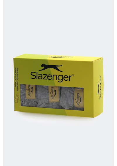 Slazenger He 3 Lü Set Erkek Gri Boxer Gri