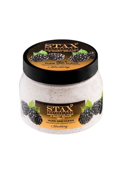 Tristax Blackberry 3'ü 1 Arada Aydınlatıcı Yüz ve Vücut Peeling 500 ML
