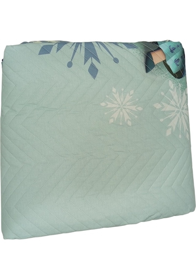 Özdilek Disney Kapitoneli Çok Amaçlı Nevresim Takımı Frozen Leaves Mint