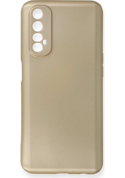 Newface Realme 7 Kılıf First Silikon Semeglbl - 32 - Gold