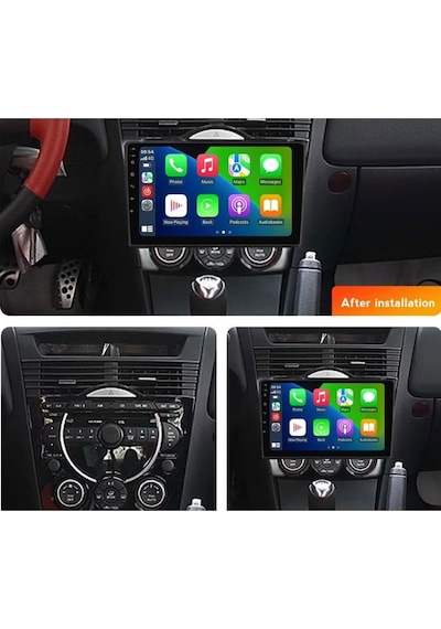Mazda Rx-8 Araç Multimedya Android Ekran Carplay Navigasyon Double Teyp 4+64 9" 05-08 Black Cadence