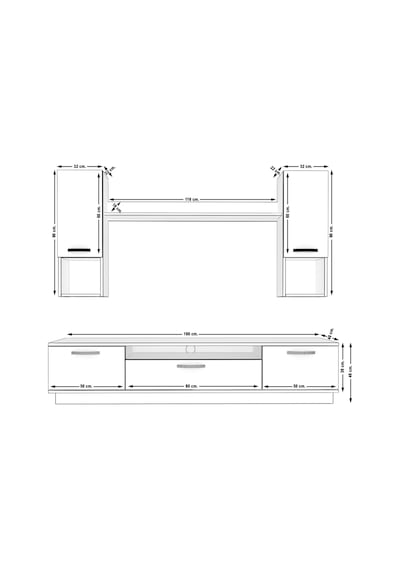 Decoraktiv Trendstyle 5da Mdf Tv Ünitesi Tv Sehpası Pera