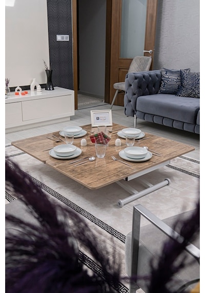 Sehpam Akıllı Home Üst Tabla Mdf Antiklayt Oval Köşe Alt Beyaz Antiklayt Sehpam Akıllı Home Üst Tabla Mdf Antiklayt Oval Köşe Alt Beyaz Antiklayt