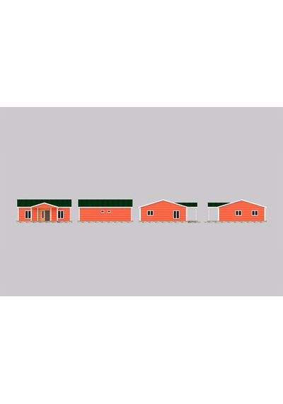 100 M² Prefabrik Ev