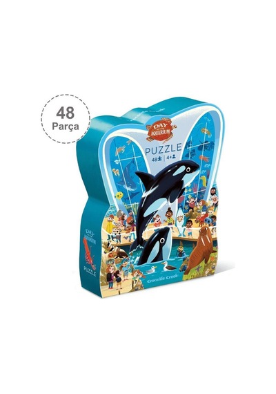 Crocodile Creek Puzzle 48 Parça Akvaryumda Bir Gün
