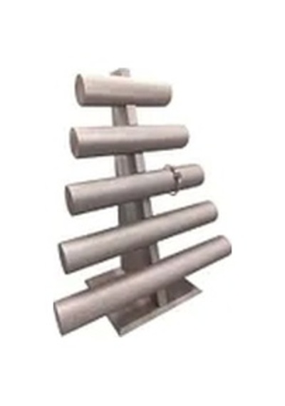 Yerli Üretim Lüx İmera Deri Kumaş Bronz Renk Boy 45 Cm En 38 Cm 5'li T Model Bilezik Sergileme Çok Renkli