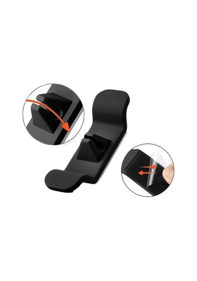 Mcg 6'lı Pratik Kablo Toparlayıcı Yapışkanlı Klips Mutfak Air Fryer Kettle Kahve Tost Makinası